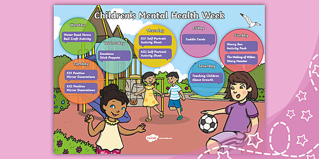 FREE! - Children's Mental Health Week Calendar 2023 | Well-being