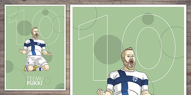 Teemu Pukki Footballer Poster | Twinkl Party - Twinkl