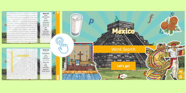 Mexico Interactive Word Search - Twinkl