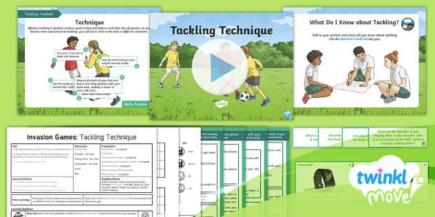 Tackling PE Lesson | Year 5 Invasion Games | Twinkl Move PE