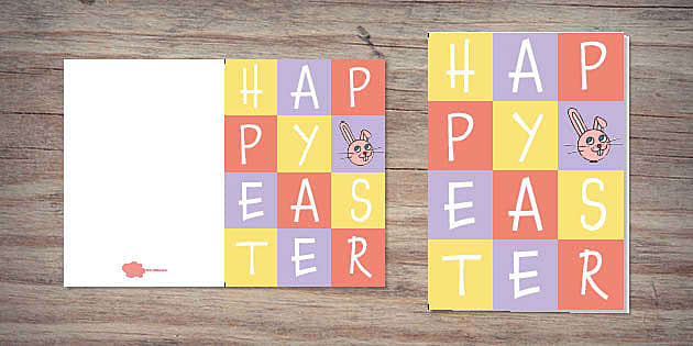 Easter Bunny Wrapping Paper  Twinkl Party (Teacher-Made)