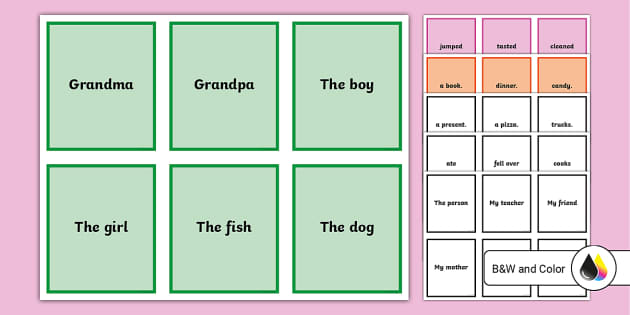 subject-verb-object-create-a-sentence-cards-twinkl