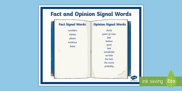 description signal words