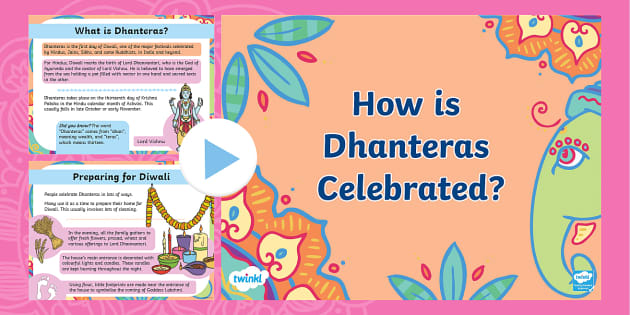 How is Dhanteras Celebrated? PowerPoint