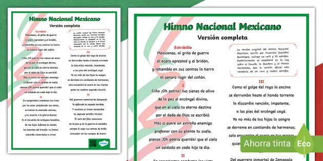 himno nacional mexicano letra