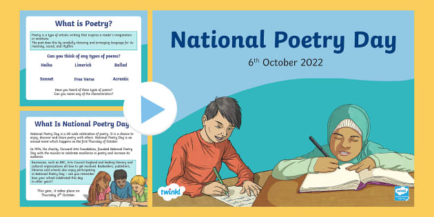 KS2 National Poetry Day 2022 PowerPoint (teacher Made)