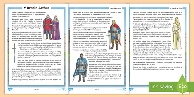Chwedlau a Mythau Cymraeg: Stori Brenin Arthur - Twinkl