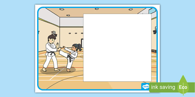 FREE! - Karate Photo Frame (Teacher-Made) - Twinkl