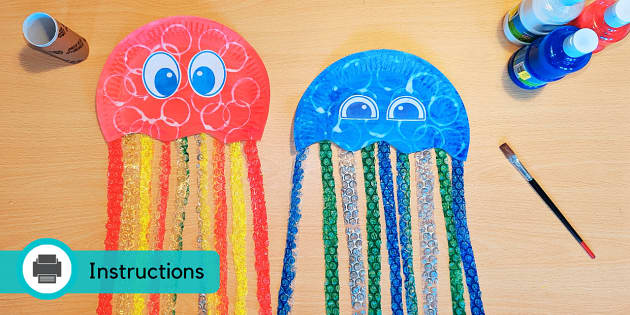 jelly fish art for kids