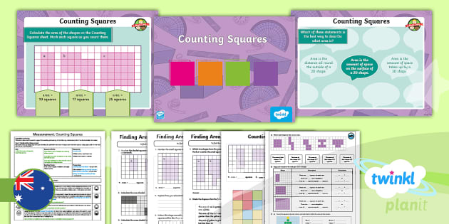 Year 4 Measurement: Finding Area Lesson 1 (Teacher-Made)