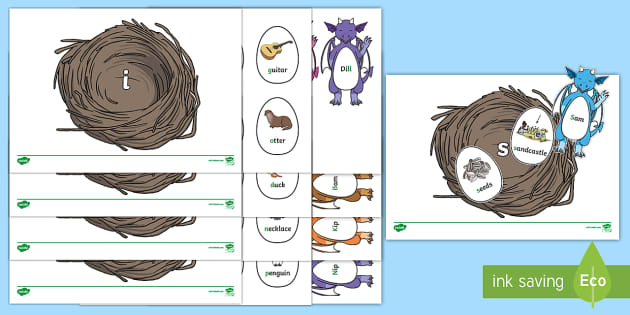 Dragon Phonics Game – Phase 2 Resource - Phonics - Twinkl