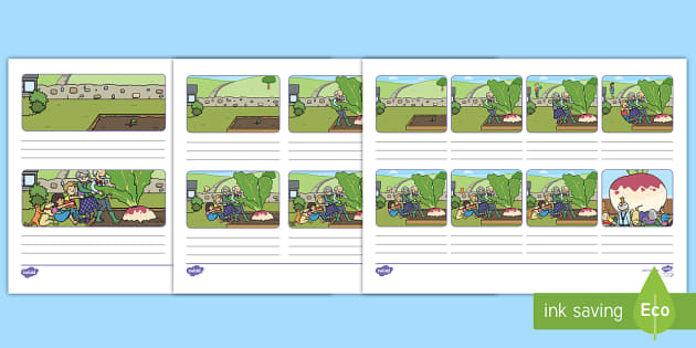 The Enormous Turnip Storyboard Template