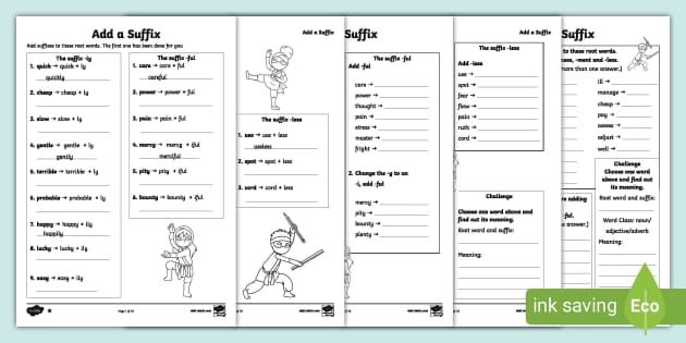 Prefixes and Suffixes Quiz (professor feito) - Twinkl