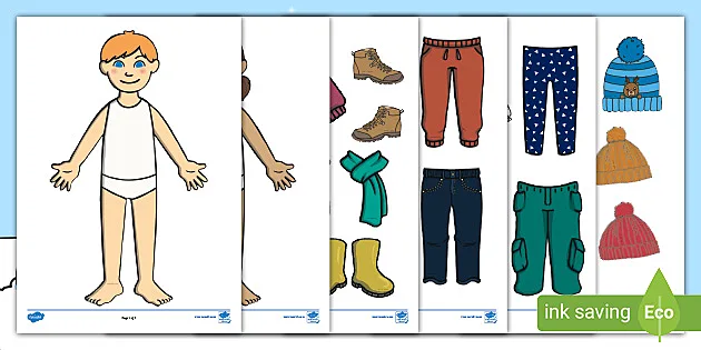 Let's Name Our Clothes! Cut-Outs and Activity Ideas - Twinkl