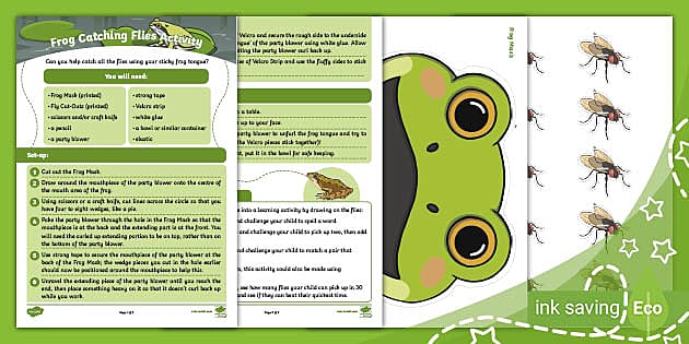 Party Blower Frog Fly Catcher Game