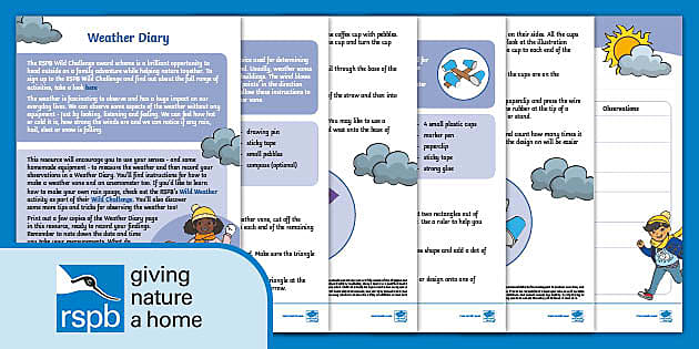 FREE! - Weather Diary (Ages 7 - 11) (Hecho por educadores)