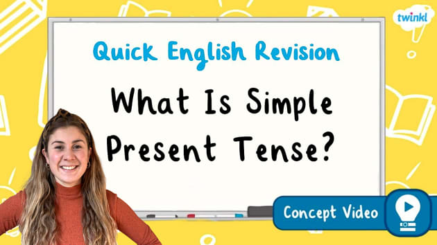 FREE What Is Simple Present Tense KS2 English Concept Video