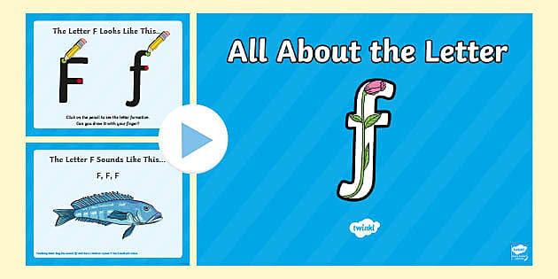 All About The Letter F Powerpoint Teacher Made