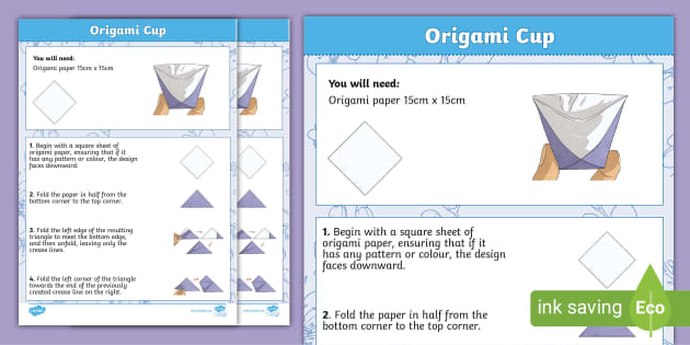 Origami Bear Face Craft  Origami For Beginners - Twinkl