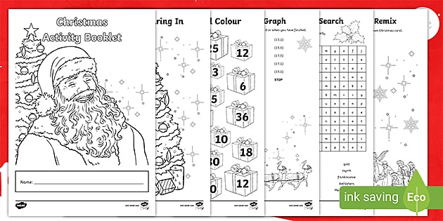 Christmas Activities Booklet - Christmas Activities - Twinkl