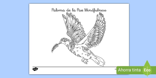Dibujo de la paloma de la Paz (profesor hizo) - Twinkl dibujo-de-la-paloma-de-la-paz-profesor-hizo-twinkl