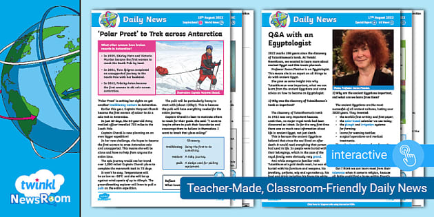 News For Kids | Twinkl Resources (teacher made) - Twinkl