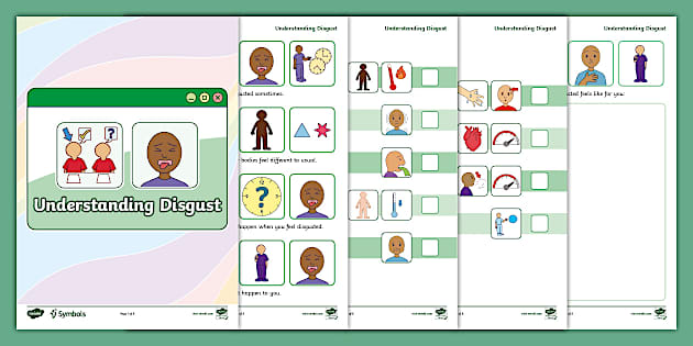 Twinkl Symbols: Understanding My Emotions - Disgust - Twinkl