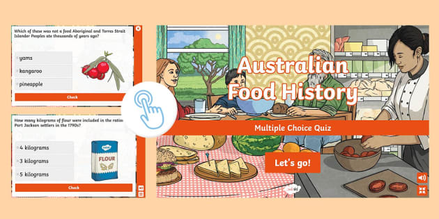 Australian Food History Multiple Choice Quiz | HASS | Twinkl
