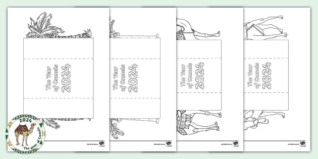 NEW Year Of The Camel 2024 Card Pack Foldable Twinkl   T 1703749817 Year Of The Camel 2024 Card Pack Foldable Ver 1 