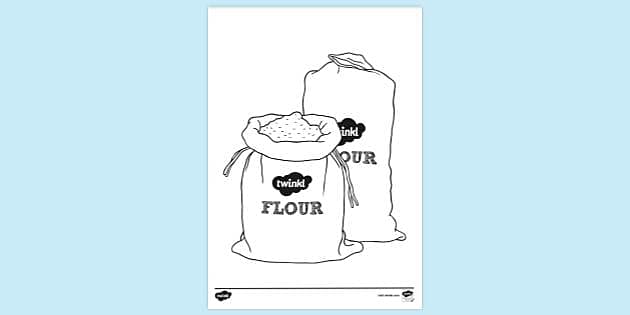 flour coloring pages