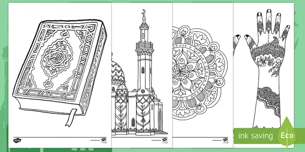 أوراق العيد للتلوين الدقيق المساعدعلى