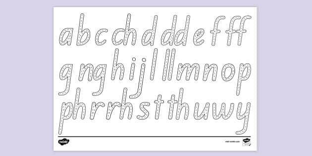 Welsh Alphabet Lore