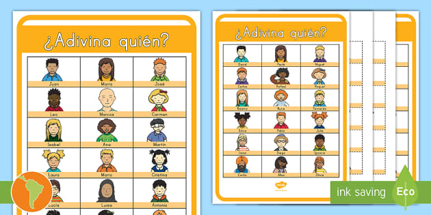 Juego: ¿Quién es quién? (teacher made) - Twinkl