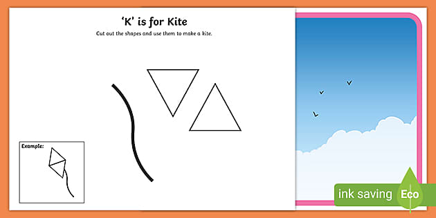 'K' Is for Kite Craft Activity | Twinkl (teacher made)