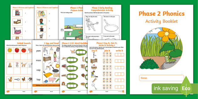 Make-A-Book Activities for Kit 2 – Phonics Program For Kids