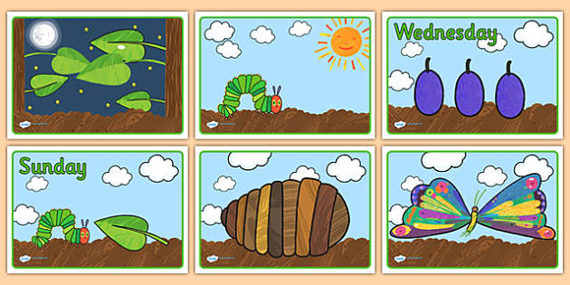 The Very Hungry Caterpillar Sequencing Cards | Twinkl USA