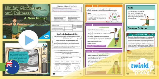 Move PE Y5 Gymnastics Gymnastics Space Lesson 2 A New Planet