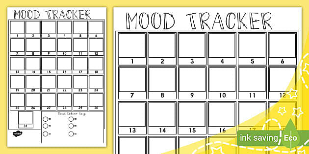 Handmade Supplies :: Digital Files & Templates :: Mood Tracker, Mood  Planner, Mood Tracker, Bullet Journal, Printable Bullet Bullet Planner Mood  Chart Mood Journal Instant Download Printable