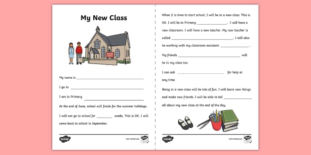 New Class Editable Social Story (teacher made) - Twinkl