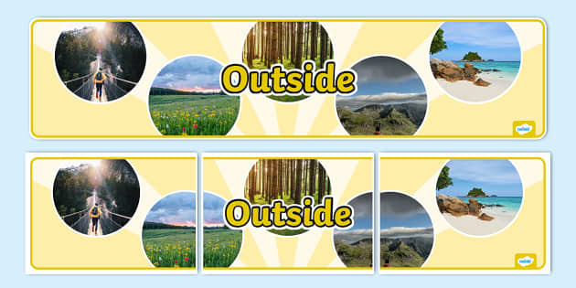 Outside Photo Display Banner (teacher made) - Twinkl