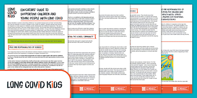 Long Covid Kids: Educators' Guide to Supporting Children and Young ...