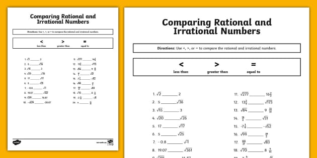 eighth-grade-comparing-rational-and-irrational-numbers-activity