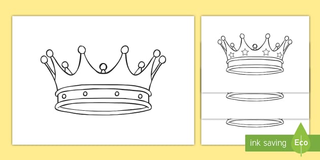 Medieval Castle Role Play Colouring Crowns (teacher made)