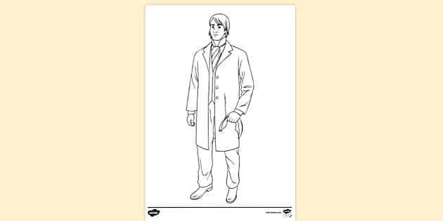 FREE! - Mr Collins Colouring Sheet | Colouring Sheets