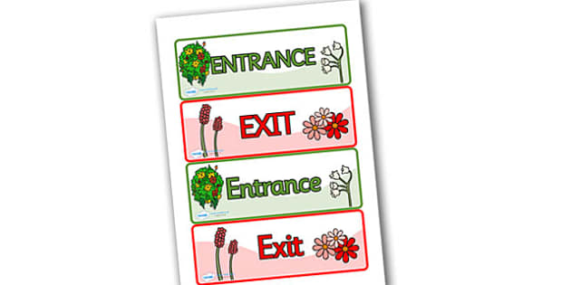 Entrance Exit Signage For Classroom | wordpress-331561-1541677 ...