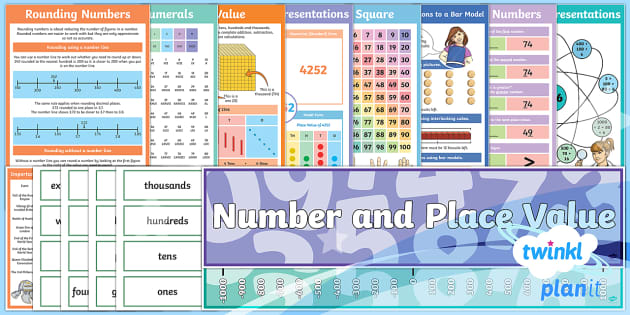 Planit Maths Y4 Number And Place Value Display Pack 9077