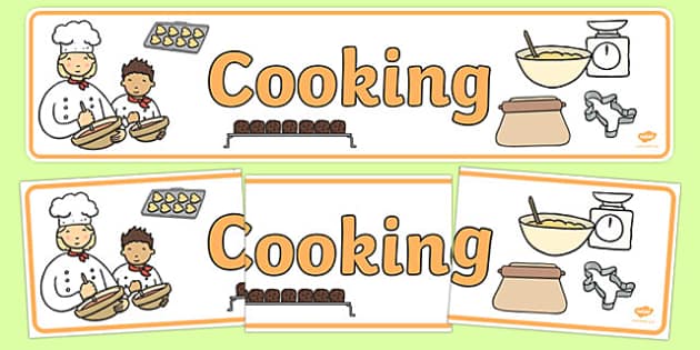 Cookery Display Banner - cook, cookery, banner, display, poster