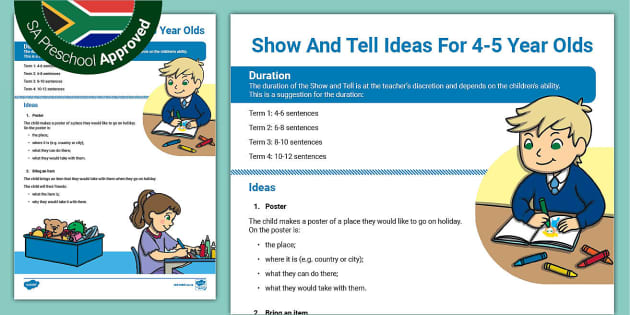 Going On Holiday: Show And Tell Ideas (Ages 4-5) - Twinkl