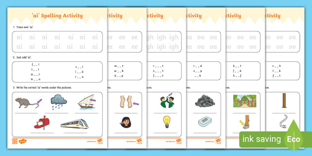 Phonics Phase 3 Spelling Activity (teacher Made) - Twinkl