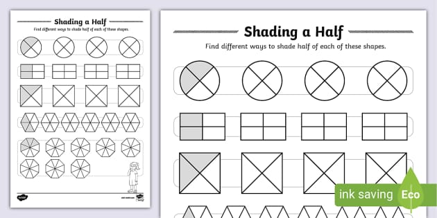 Draw the Other Half of Shapes Worksheet - Free Printable, Digital, & PDF